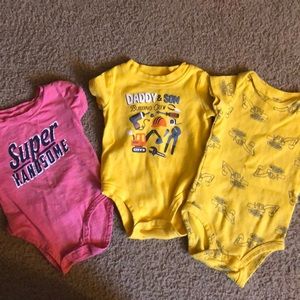 3 Carters onsies